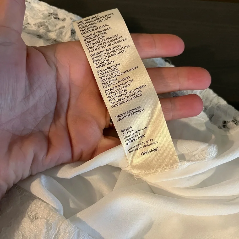 Free People Hailee Lace Mini Dress
